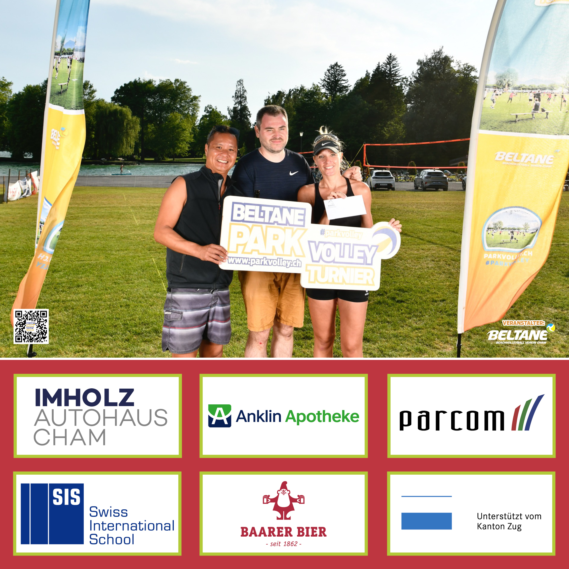 Go get it am Beltane Park-Volleyball Turnier 2025 in Cham